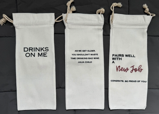 Canvas Wine Bag