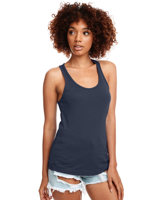 Ladies' Ideal Racerback Tank - Indigo