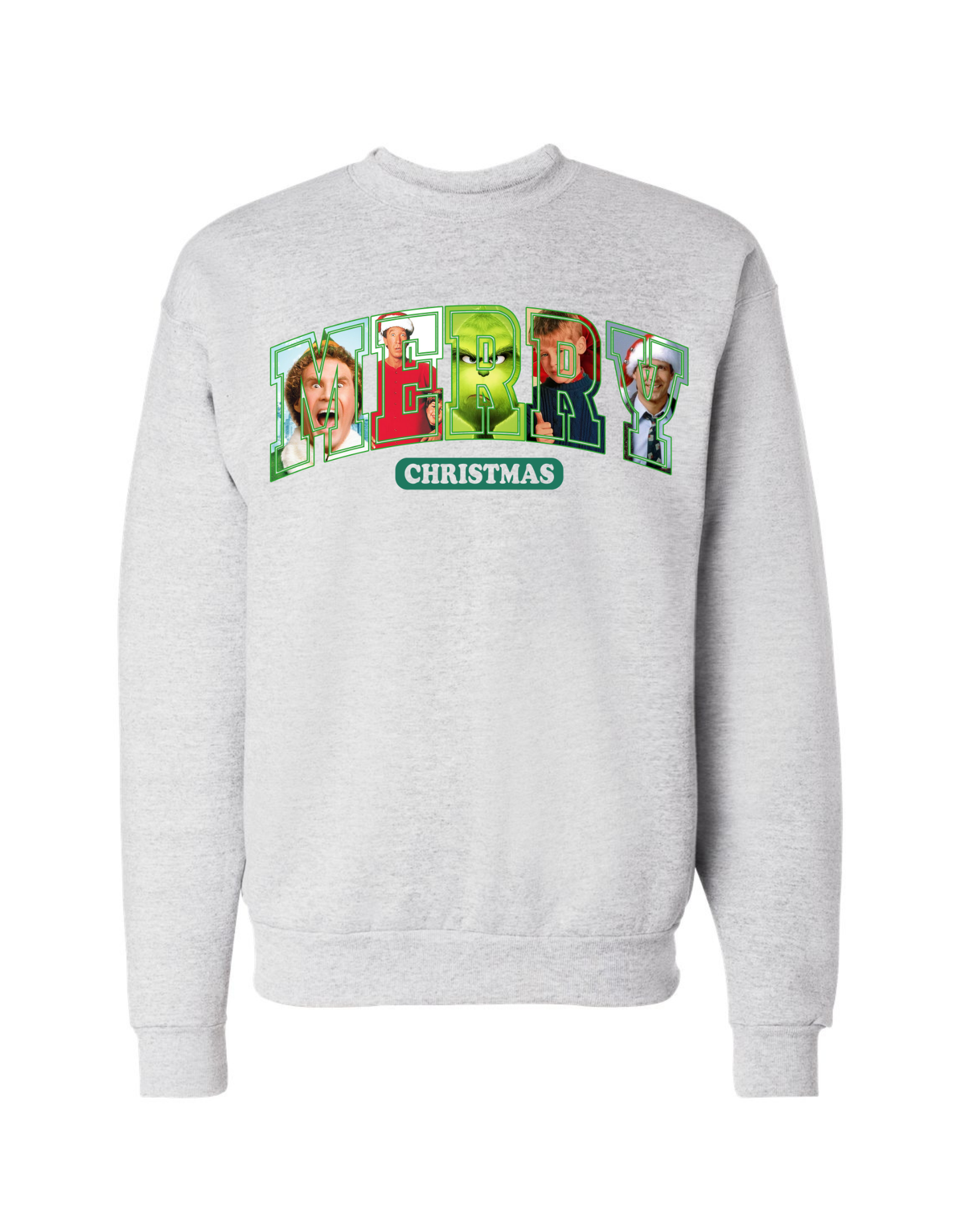 MERRY Christmas Character Crewneck