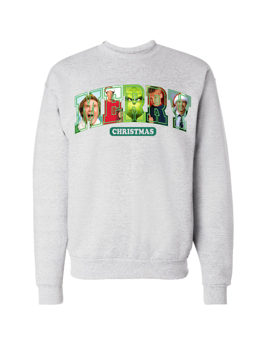 MERRY Christmas Character Crewneck
