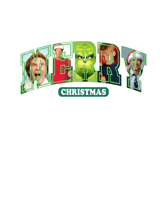 MERRY Christmas Character Crewneck