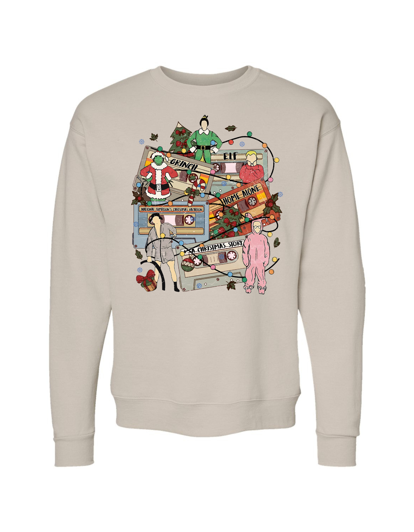 Cassette Tape Character Crewneck