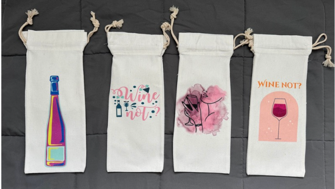 Canvas Wine Bag