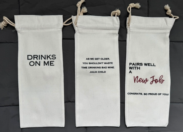 Canvas Wine Bag
