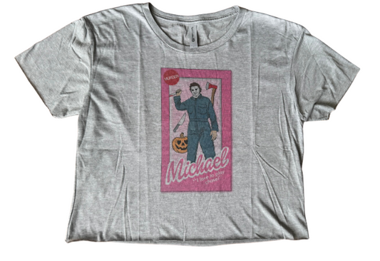 Michael Myers Barbie Crop Tee