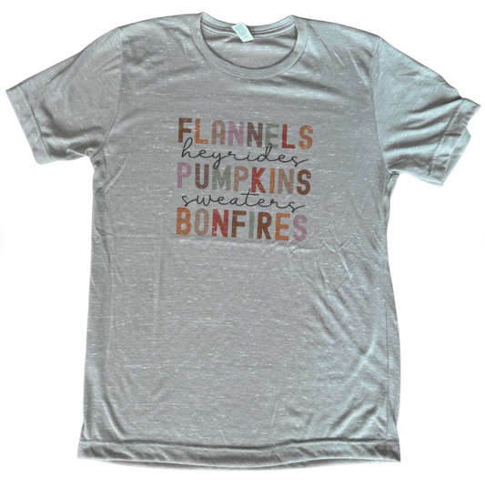 Flannels, Hayrides, Pumpkins, Sweaters, Bonfires