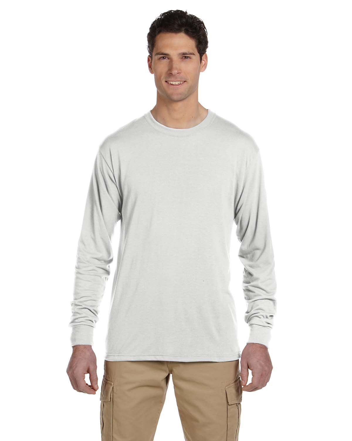 Unisex Dri-Power Sport Long Sleeve Shirt - Sand