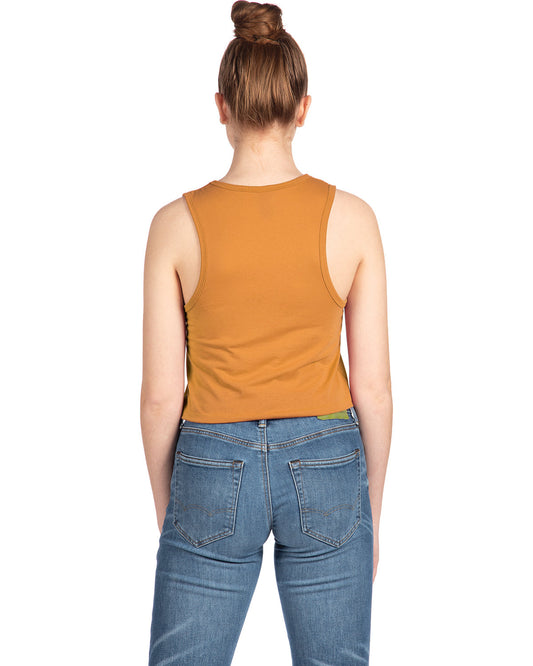 Ladies' Cropped Tank - Gold