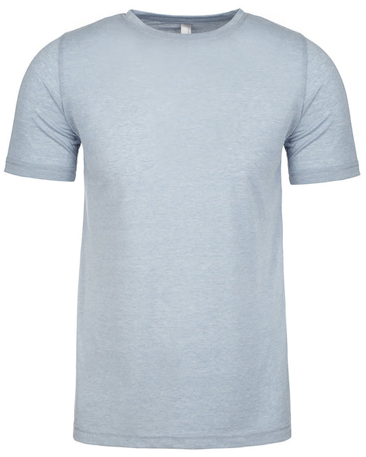 Unisex Poly/Cotton Crewneck T-Shirt - BLUE