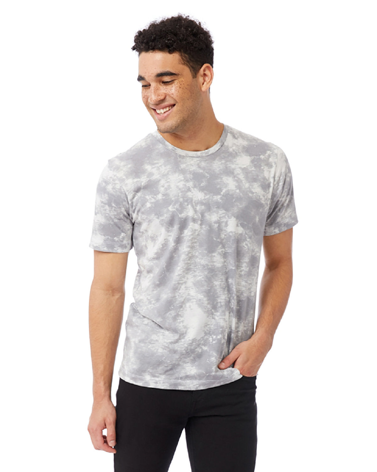 Unisex Tie-Die Tee - Grey