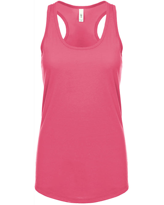 Ladies' Ideal Racerback Tank - Hot Pink