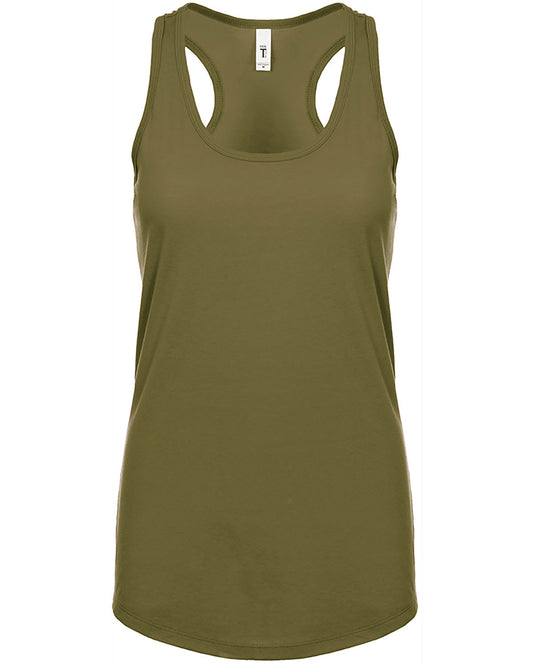 Ladies' Ideal Racerback - Military Green