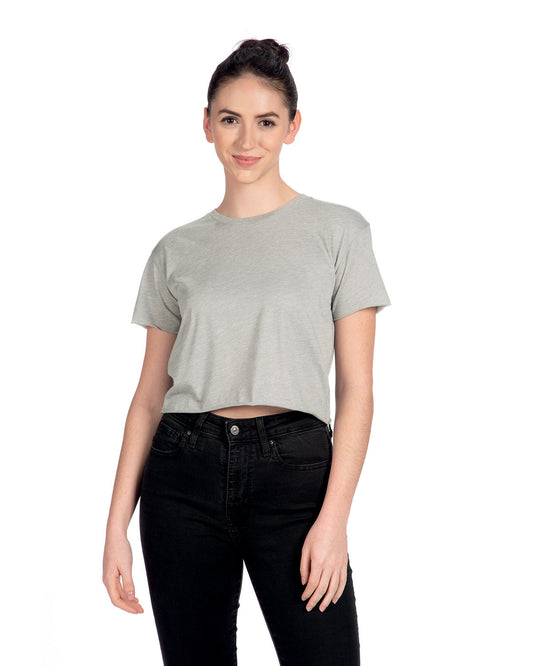 Cropped Tee - Athletic Heather