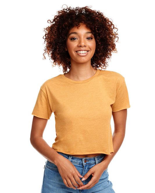 Cropped Tee - Gold