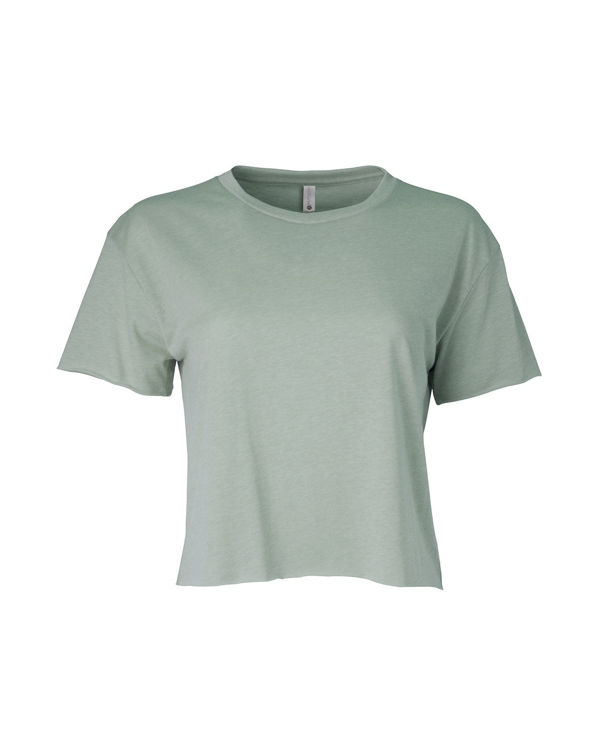 Cropped Tee - Stonewash Green