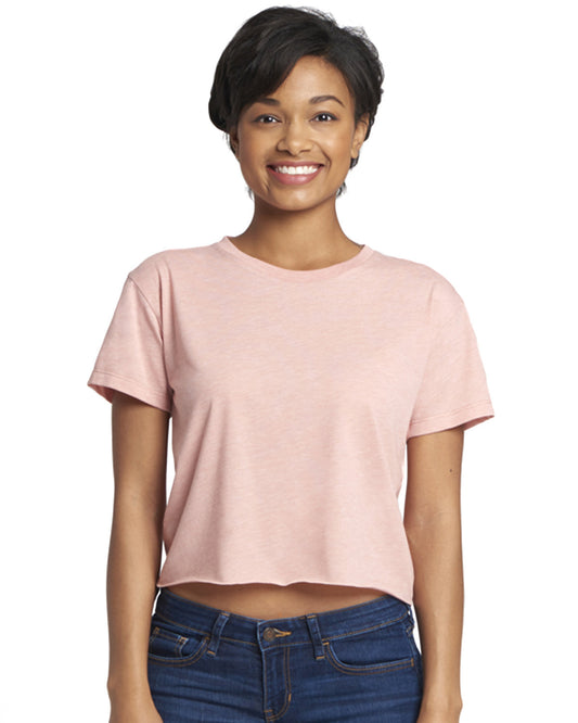 Cropped Tee - Dessert Pink