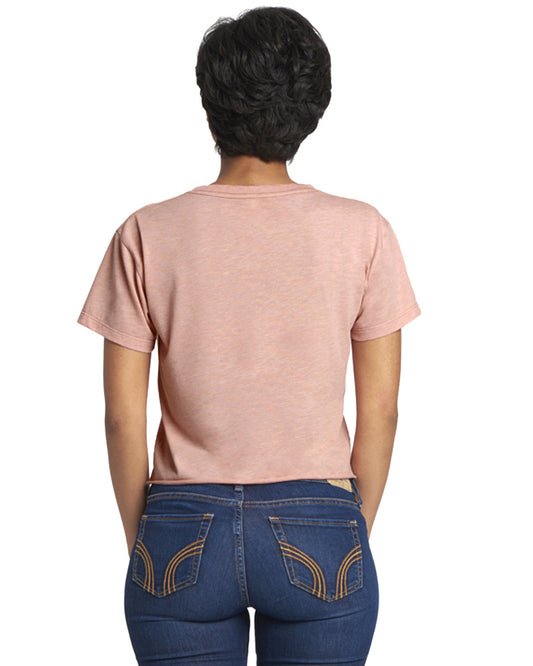Cropped Tee - Dessert Pink